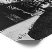 Seaside, Oregon Main Street View Foto Poster (Ecke)