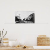 Seaside, Oregon Main Street View Foto Poster (Küche)