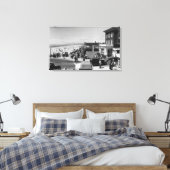 Seaside, Oregon North Prominade View Foto Leinwanddruck (Insitu (Schlafzimmer))