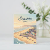 Seaside, Oregon Postkarte (Stehend Vorderseite)