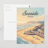 Seaside, Oregon Postkarte (Vorne/Hinten)