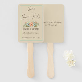 Seaside Paradise Wedding Fächer