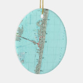 Seaside Park & NJ Shore Map (1989) Keramikornament (Rechts)