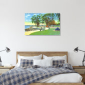 Seaside Park View of the Seawall Walk Leinwanddruck (Insitu (Schlafzimmer))