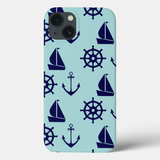 Seaside Pattern Case-Mate iPhone Hülle (Rückseite)