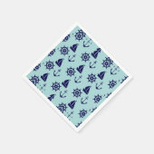 Seaside Pattern Serviette (Ecke)