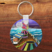 Seaside Peer Arcade Funfair Schlüsselanhänger (Vorderseite)