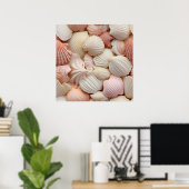 Seaside Seashells Art Poster (Heimbüro)