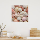 Seaside Seashells Art Poster (Küche)