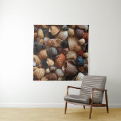 Seaside Seashells Art Tapestry Wandteppich (Beispiel)