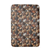 Seaside Seashells Bath Mat Badematte (Vorderseite Vertikal)