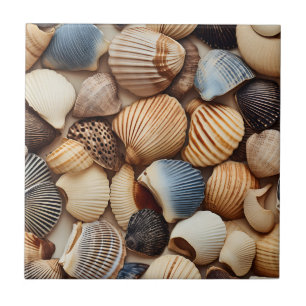 Seaside Seashells Keramik Tile Fliese