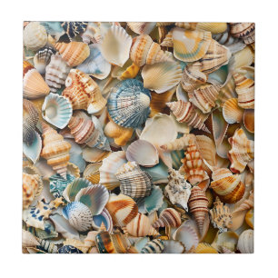Seaside Seashells Keramik Tile Fliese