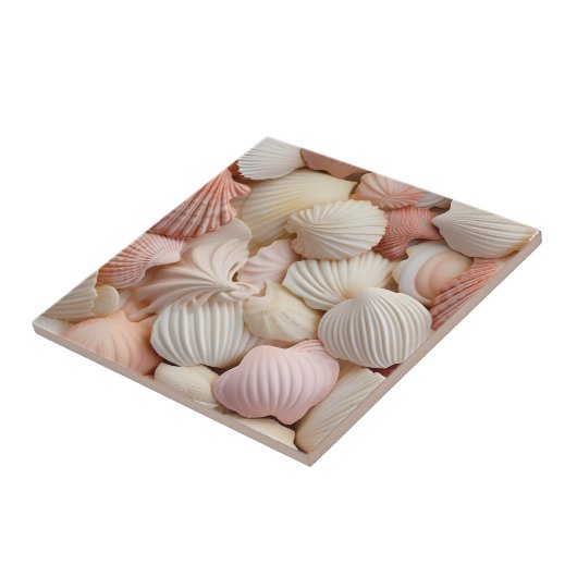 Seaside Seashells Keramik Tile Fliese (Seite)