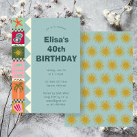 Seaside Soiree BIRTHDAY PARTY Modernes Niedliches