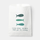 Seaside Soiree Brautparty Fish Sardines CUSTOM Geschenktütchen (Vorderseite)