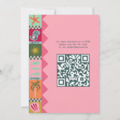 Seaside Soiree Brautparty Modernes Niedliches CUST Einladung (Rückseite)