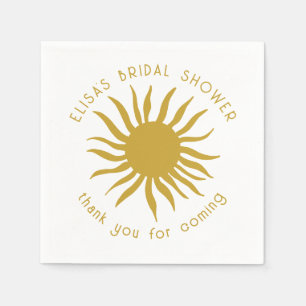 Seaside Soiree Brautparty Niedlich Sun CUSTOM Serviette