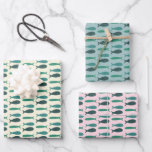 Seaside Soiree Three Fishing Modern Niedliche CUST Geschenkpapier Set<br><div class="desc">Maßgeschneidertes Packpapier! Handgemachte Kunst für Sie! Ideal für ein Brautparty am Strand, Junggeselinnen-Abschied, Verlobungsfeier oder Geburtstag. Vollständig anpassbar! VIELEN DANK FÜR DIE UNTERSTÜTZUNG UNABHÄNGIGER KÜNSTLER! Alle Kunstwerke und Designs werden von mir erstellt. Ich Liebe, zeichnen und zu malen! Danke, dass Sie mit mir einkaufen und meine Kreativität unterstützen! :) Karo...</div>
