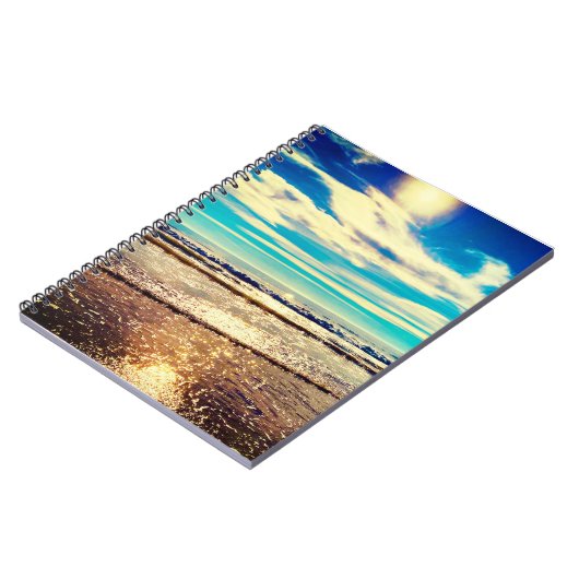 Seaside-Sonnenlicht-Notebook Notizblock (Linke Seite)