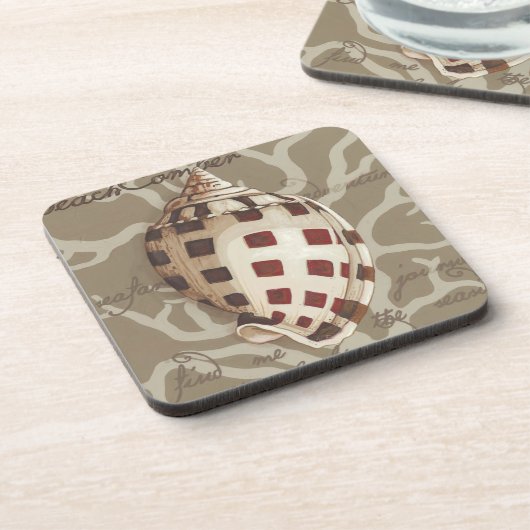 Seaside Sonnet I Getränkeuntersetzer (Linke Seite)