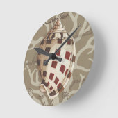 Seaside Sonnet I Runde Wanduhr (Winkel)