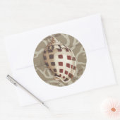 Seaside Sonnet I Runder Aufkleber (Umschlag)