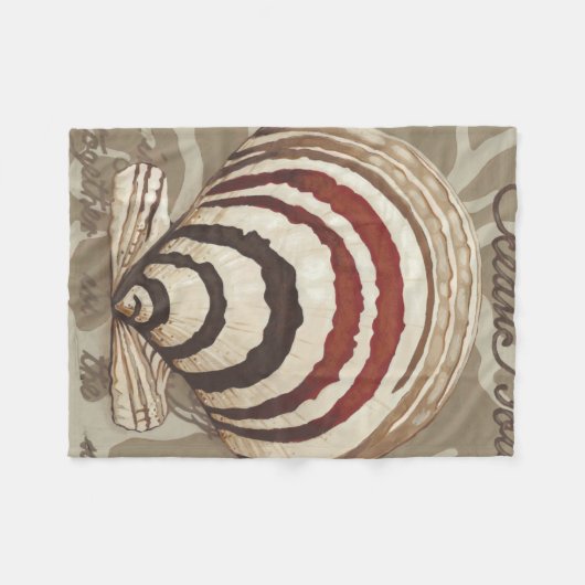 Seaside Sonnet II Fleecedecke (Vorderseite (Horizontal))