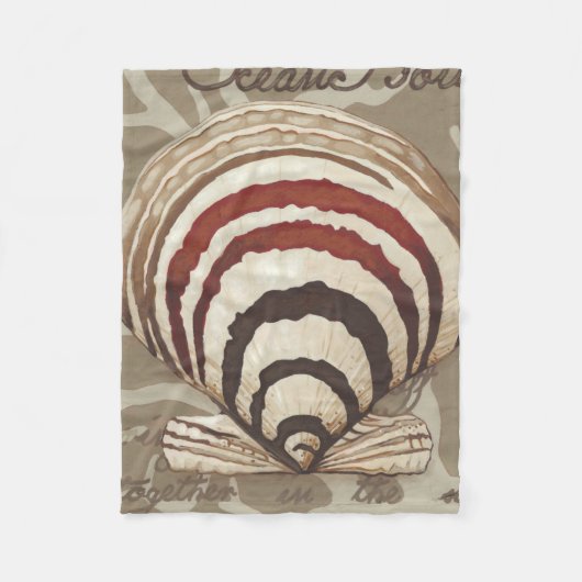 Seaside Sonnet II Fleecedecke (Vorderseite)