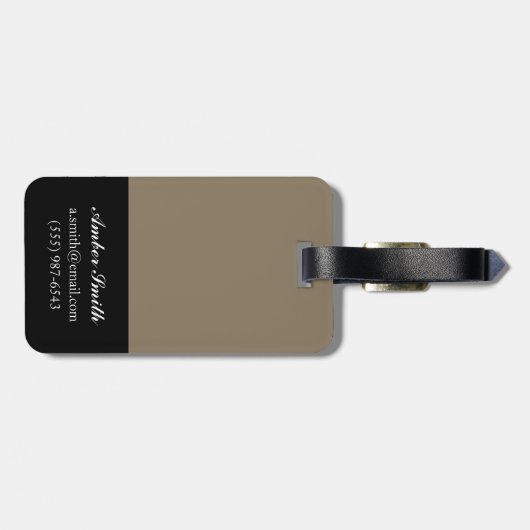 Seaside Sonnet II Gepäckanhänger (Rückseite horizontal)