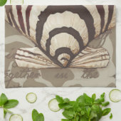 Seaside Sonnet II Geschirrtuch (Gefaltet)