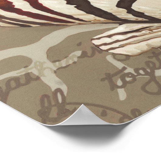 Seaside Sonnet II Poster (Ecke)