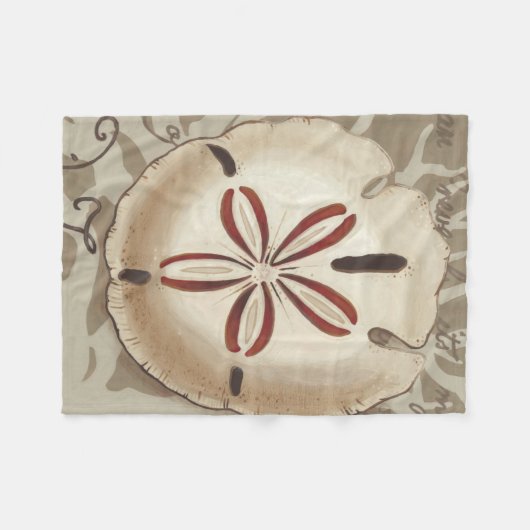 Seaside Sonnet III Fleecedecke (Vorderseite (Horizontal))