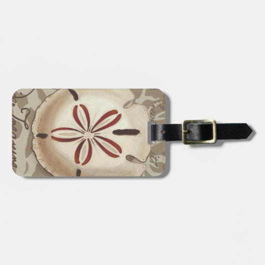 Seaside Sonnet III Gepäckanhänger (Vorderseite horizontal)