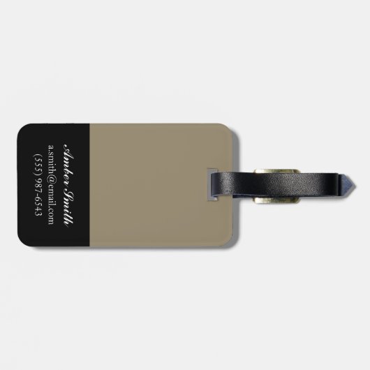 Seaside Sonnet III Gepäckanhänger (Rückseite horizontal)