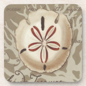 Seaside Sonnet III Getränkeuntersetzer (Vorderseite)