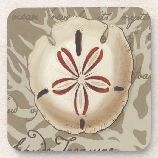 Seaside Sonnet III Getränkeuntersetzer (Vorderseite)
