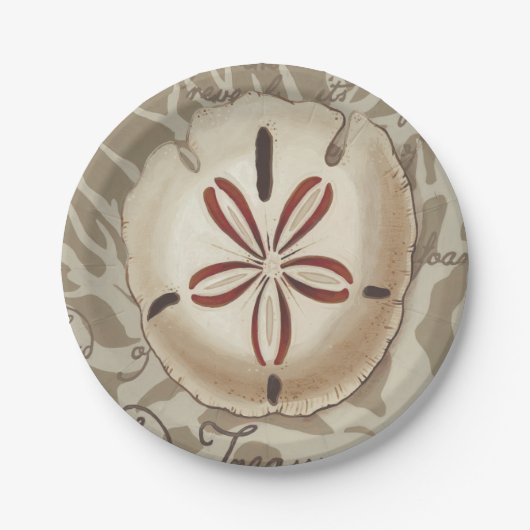 Seaside Sonnet III Pappteller (Vorderseite)