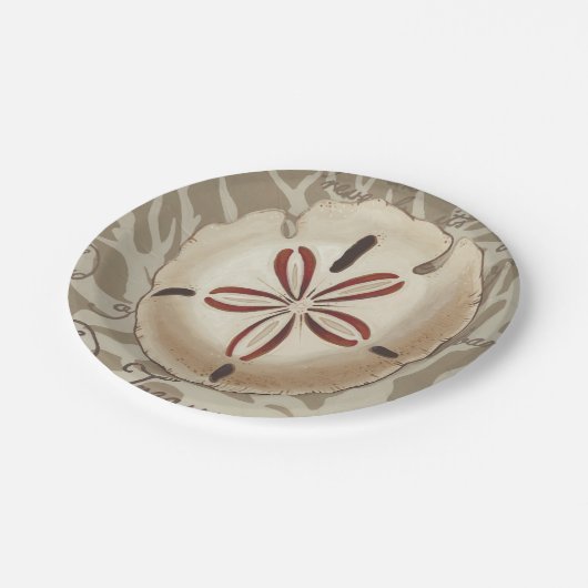 Seaside Sonnet III Pappteller (Schrägansicht)