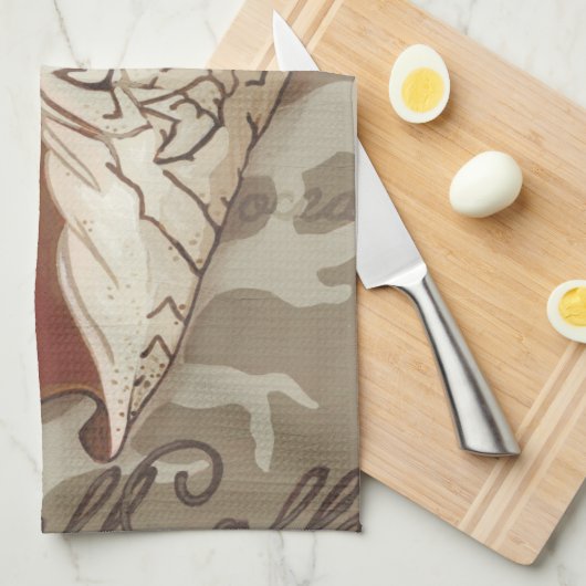 Seaside Sonnet IV Geschirrtuch (Viertel Falte)