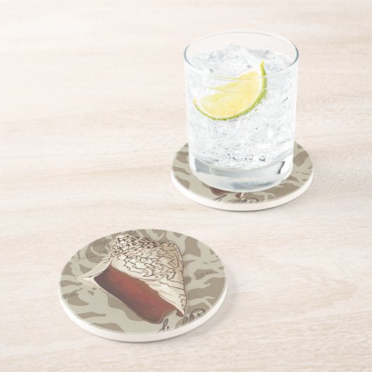 Seaside Sonnet IV Getränkeuntersetzer (Seite)