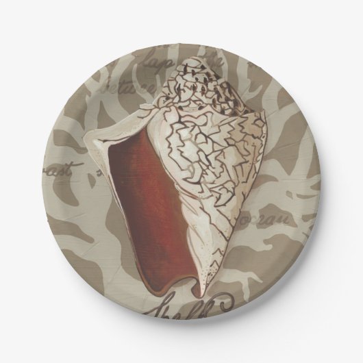 Seaside Sonnet IV Pappteller (Vorderseite)