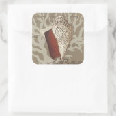 Seaside Sonnet IV Quadratischer Aufkleber (Tasche)