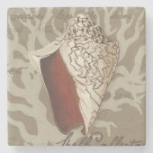 Seaside Sonnet IV Steinuntersetzer (Vorderseite)