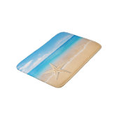 Seaside Starfish Small Bath Mat Badematte (Schrägansicht)