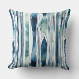 Seaside Stripe & Shape Coastal Decor Kissen