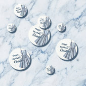 Seaside Stripes Celebration Birthday Konfetti