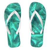 "Seaside Symphony: High Tide Design" Badesandalen (Fußbett)