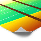 Seaside Vintag Art Poster (Ecke)