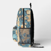 Seaside Wanderlust Backpack Bedruckter Rucksack (Rechts)